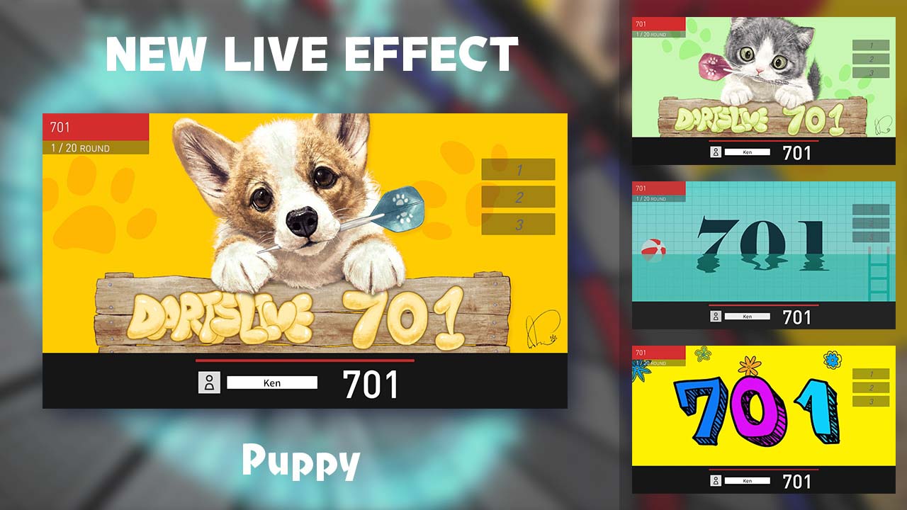 10月の新作ライブエフェクト紹介！ | ニュース | ダーツライブ 日本