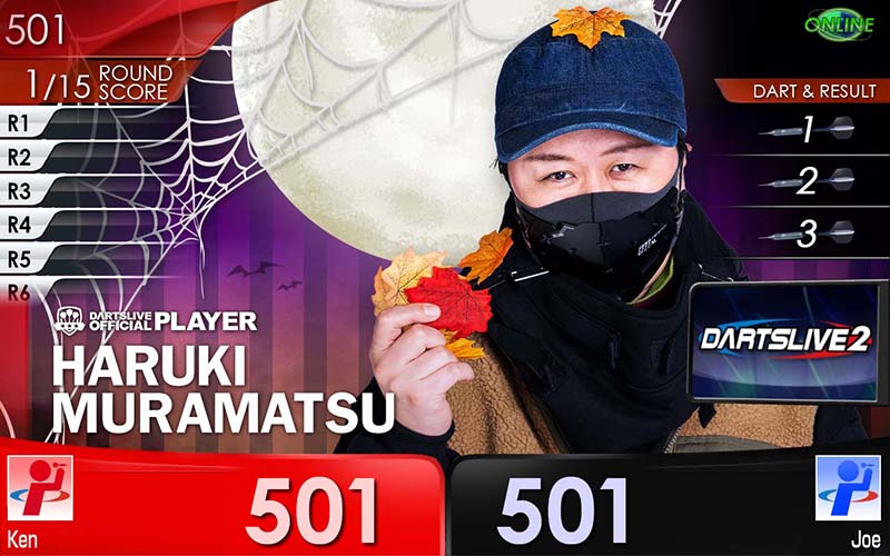 期間限定】ダーツライブプレイヤー新作テーマ『TRICK OR TREAT』本日