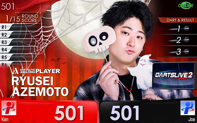 期間限定】ダーツライブプレイヤー新作テーマ『TRICK OR TREAT』本日