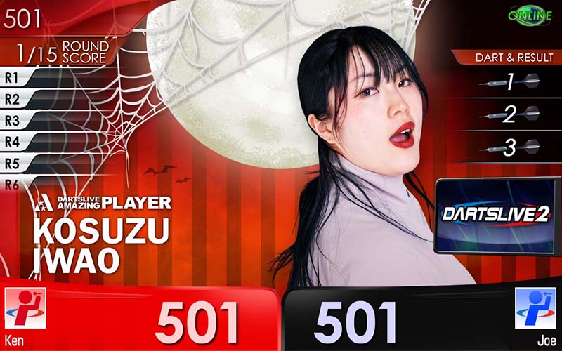 期間限定】ダーツライブプレイヤー新作テーマ『TRICK OR TREAT』本日