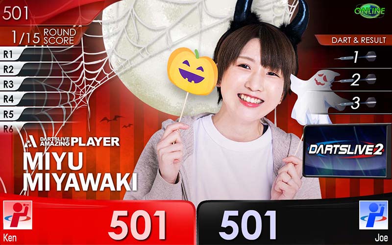 期間限定】ダーツライブプレイヤー新作テーマ『TRICK OR TREAT』本日