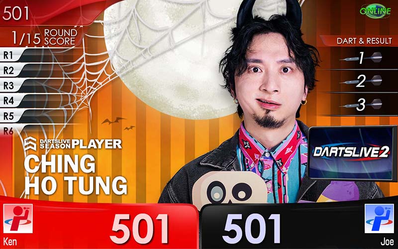 期間限定】ダーツライブプレイヤー新作テーマ『TRICK OR TREAT』本日