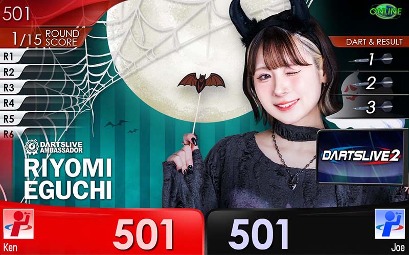 期間限定】ダーツライブプレイヤー新作テーマ『TRICK OR TREAT』本日