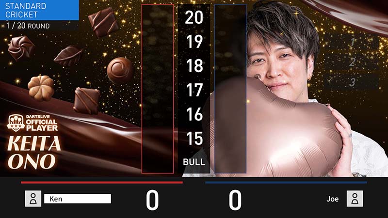 期間限定】ダーツライブプレイヤー新作ライブエフェクト『Valentine's