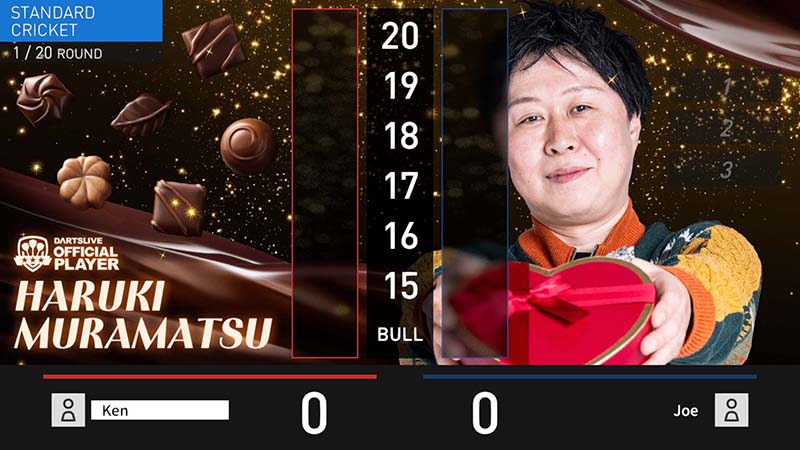 期間限定】ダーツライブプレイヤー新作ライブエフェクト『Valentine's