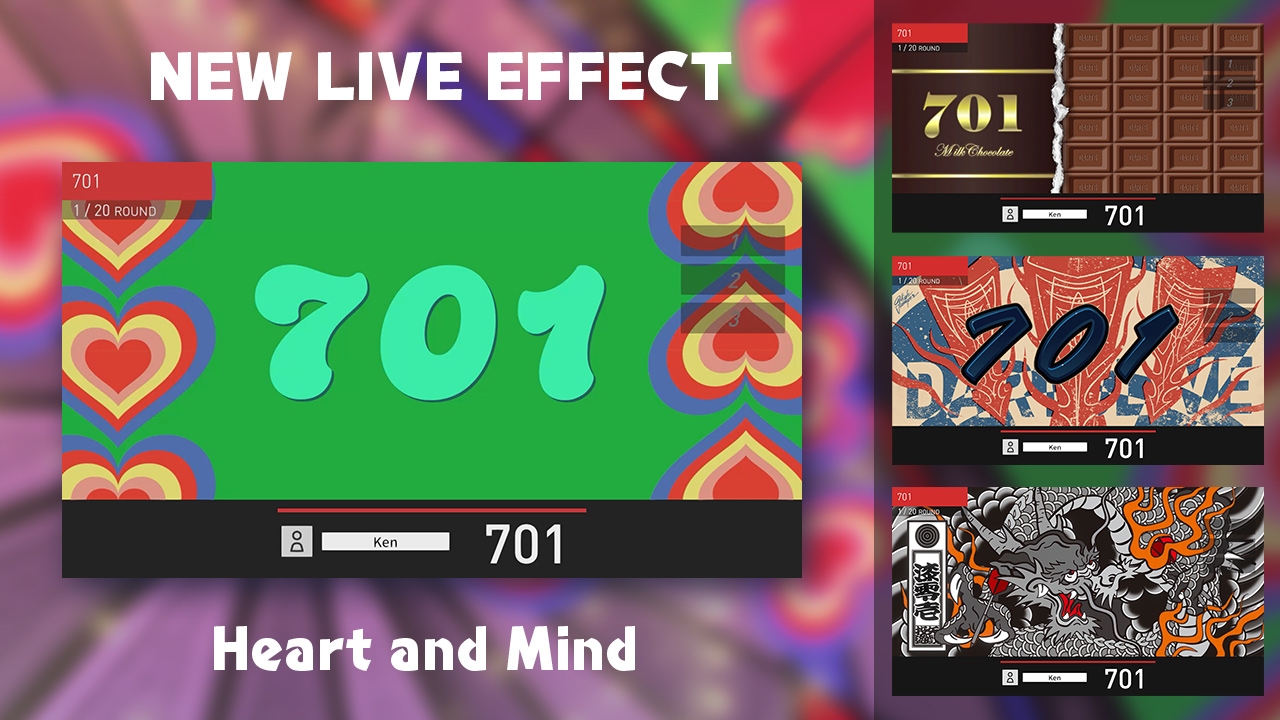 2月の新作ライブエフェクト紹介！ | ニュース | ダーツライブ 日本